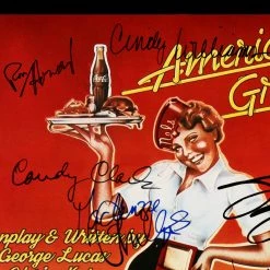 RARE-T American Graffiti Script Limited Signature Edition Studio Licensed Custom Frame Limited Edition Frames