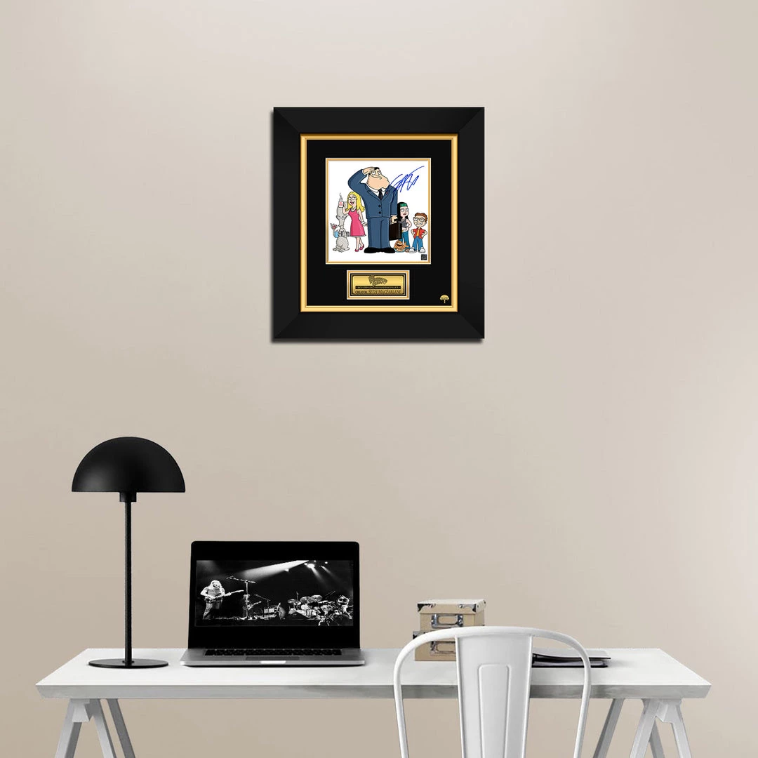 RARE-T American Dad Photo Limited Signature Edition Studio Licensed Custom Frame 3 RARE-T American Dad Photo Limited Signature Edition Studio Licensed Custom Frame