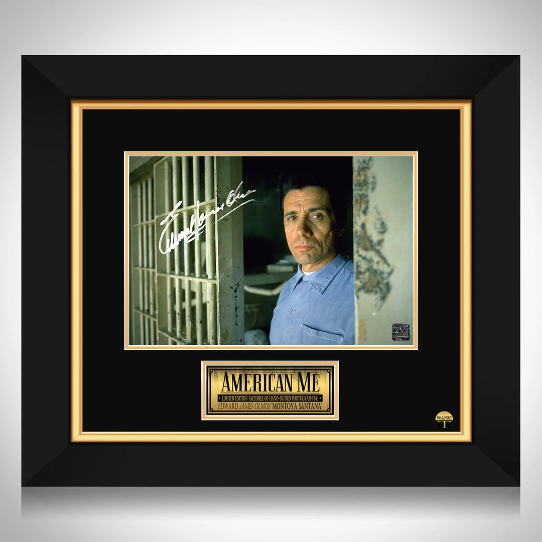 RARE-T American Me - Montoya Santana Photo Limited Signature Edition Studio Licensed Custom Frame 1 RARE-T American Me - Montoya Santana Photo Limited Signature Edition Studio Licensed Custom Frame