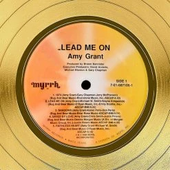 RARE-T Amy Grant - Lead Me On Gold LP Limited Signature Edition Studio Licensed Custom Frame