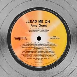 G.R.O. Limited Edition Frames Amy Grant - Lead Me On Platinum LP Limited Signature Edition Studio Licensed Custom Frame
