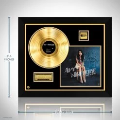 RARE-T Limited Edition Frames Amy Winehouse - Back To Black Gold LP Limited Signature Edition Studio Licensed Custom Frame