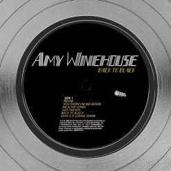 RARE-T Amy Winehouse - Back To Black Platinum LP Limited Signature Edition Studio Licensed Custom Frame