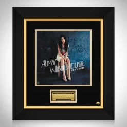 RARE-T Amy Winehouse - Back To Black LP Cover Limited Signature Edition Studio Licensed Custom Frame