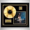 RARE-T Limited Edition Frames Amy Winehouse - Back To Black Gold LP Limited Signature Edition Studio Licensed Custom Frame