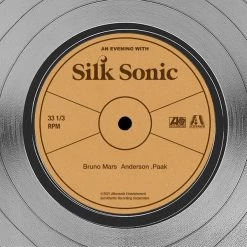 RARE-T Silk Sonic - An Evening With Platinum LP Limited Signature Edition Studio Licensed Custom Frame Limited Edition Frames
