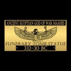 Best Of Egypt Ushabti Tomb Statue - Faience Maahes Throne Ushabti Tomb Statue Custom Museum Display