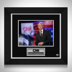 RARE-T Limited Edition Frames CNN Anderson Cooper Limited Signature Edition Studio Licensed Photo Custom Frame