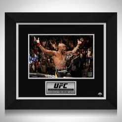RARE-T Anderson Silva Photo Limited Signature Edition Studio Licensed Custom Frame Sports Memorabilia