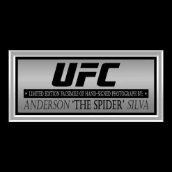 RARE-T Anderson Silva Photo Limited Signature Edition Studio Licensed Custom Frame Sports Memorabilia