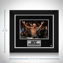 RARE-T Anderson Silva Photo Limited Signature Edition Studio Licensed Custom Frame Sports Memorabilia