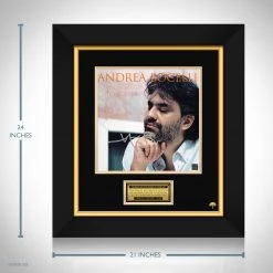 RARE-T Andrea Bocelli - Cieli Di Toscana LP Cover Limited Signature Edition Studio Licensed Custom Frame