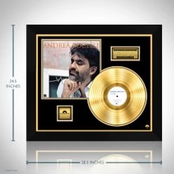 RARE-T Andrea Bocelli - Cieli Di Toscana Gold LP Limited Signature Edition Studio Licensed Custom Frame Limited Edition Frames 12 RARE-T Andrea Bocelli - Cieli Di Toscana Gold LP Limited Signature Edition Studio Licensed Custom Frame Limited Edition Frames