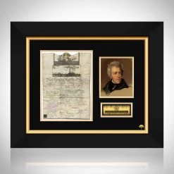 RARE-T Limited Edition Frames 7th US President - Andrew Jackson Photo Limited Signature Edition Studio Licensed Custom Frame