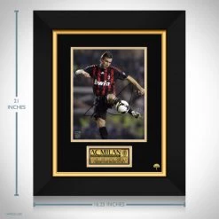 RARE-T AC Milan - Andriy Shevchenko Photo Limited Signature Edition Studio Licensed Custom Frame Sports Memorabilia