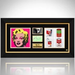 PPC Andy Warhol- 'Marilyn Monroe' Jsa Certified Hand-Signed Index Card By Andy Warhol Custom Frame
