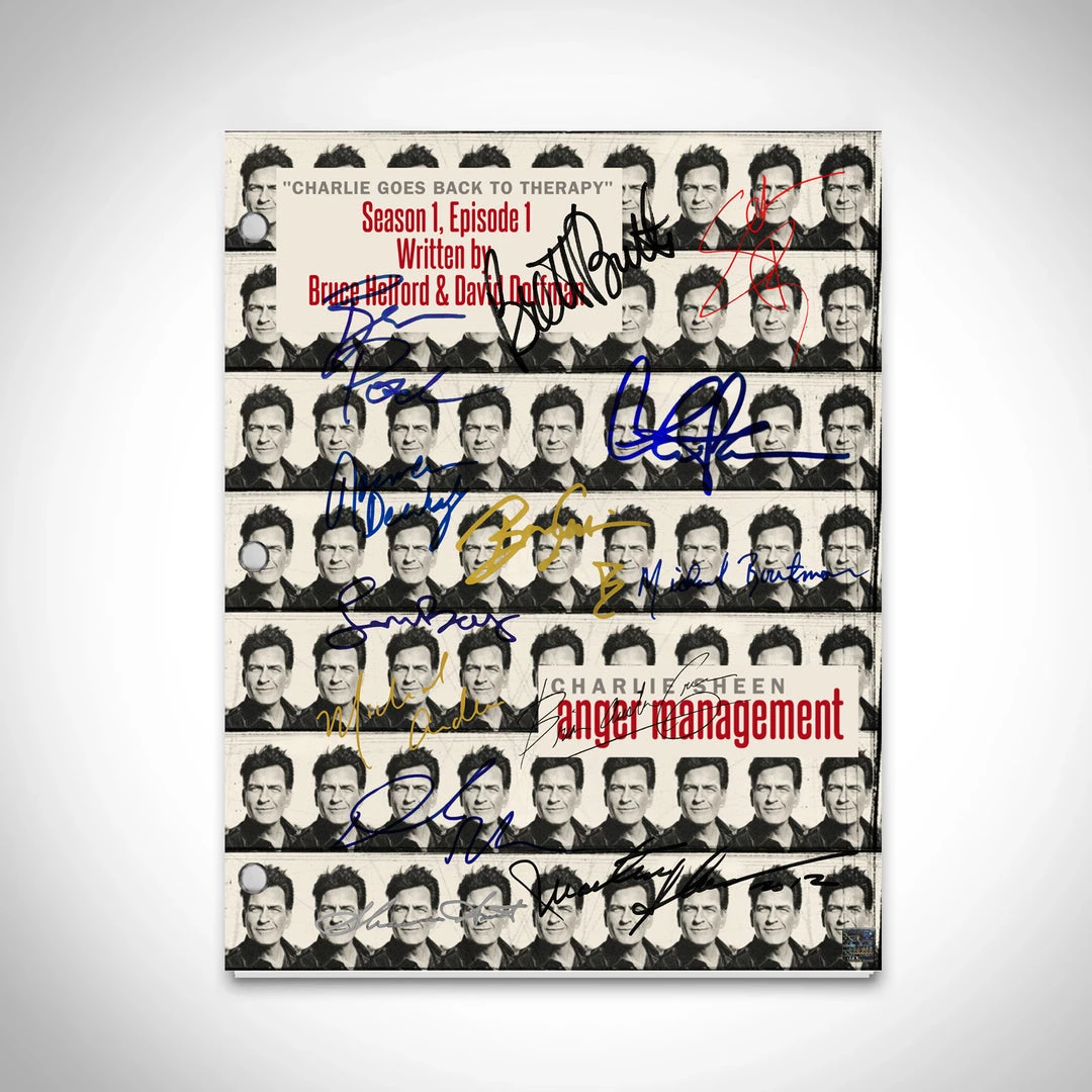 RARE-T Anger Management Script Limited Signature Edition Studio Licensed Custom Frame Limited Edition Frames 4 RARE-T Anger Management Script Limited Signature Edition Studio Licensed Custom Frame Limited Edition Frames