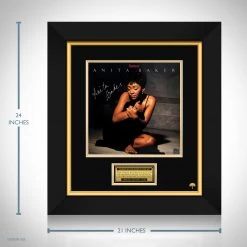 RARE-T Anita Baker Rapture LP Cover Limited Signature Edition Studio Licensed Custom Frame Limited Edition Frames