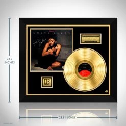 RARE-T Anita Baker Rapture Gold LP Limited Signature Edition Studio Licensed Custom Frame Limited Edition Frames