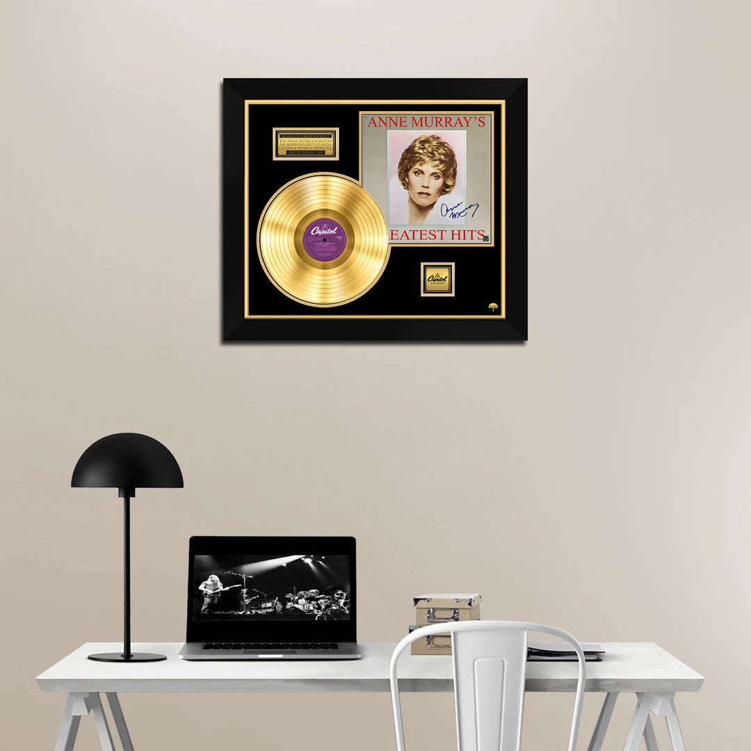 RARE-T Anne Murray - Murray's Greatest Hits Gold LP Limited Signature Edition Studio Licensed Custom Frame 2 RARE-T Anne Murray - Murray's Greatest Hits Gold LP Limited Signature Edition Studio Licensed Custom Frame