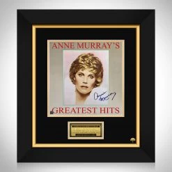 RARE-T Anne Murray - Murray's Greatest Hits LP Cover Limited Signature Edition Studio Licensed Custom Frame