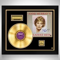 RARE-T Anne Murray - Murray's Greatest Hits Gold LP Limited Signature Edition Studio Licensed Custom Frame