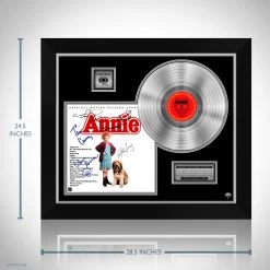 RARE-T Annie - Original Motion Picture Soundtrack Platinum LP Limited Signature Edition Studio Licensed Custom Frame Limited Edition Frames