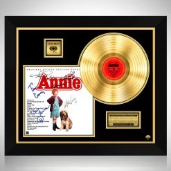 RARE-T Annie - Original Motion Picture Soundtrack Gold LP Limited Signature Edition Studio Licensed Custom Frame