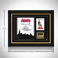 RARE-T Annie Transcript Limited Signature Edition Studio Licensed Custom Frame