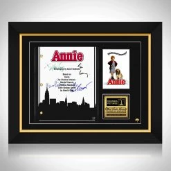 RARE-T Annie Transcript Limited Signature Edition Studio Licensed Custom Frame