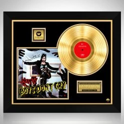 RARE-T Anitta - Boy's Don't Cry Gold LP Limited Signature Edition Studio Licensed Custom Frame