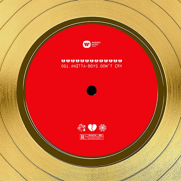 RARE-T Anitta - Boy's Don't Cry Gold LP Limited Signature Edition Studio Licensed Custom Frame 5 RARE-T Anitta - Boy's Don't Cry Gold LP Limited Signature Edition Studio Licensed Custom Frame