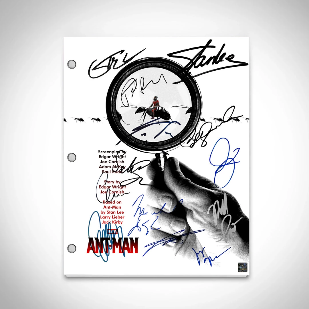 RARE-T Ant-Man Transcript Limited Signature Edition Studio Licensed Custom Frame Limited Edition Frames 4 RARE-T Ant-Man Transcript Limited Signature Edition Studio Licensed Custom Frame Limited Edition Frames
