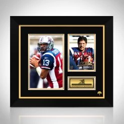RARE-T Montreal Alouettes - Anthony Calvillo Photo Limited Signature Edition Studio Licensed Custom Frame Sports Memorabilia