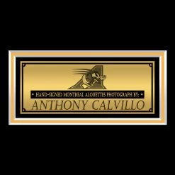 RARE-T Sports Memorabilia Montreal Alouettes- #13 Anthony Calvillo Hand-Signed Photograph Custom Frame