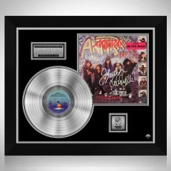 Rare-T Anthrax - I'm The Man Limited Signature Edition Studio Licensed Platinum LP Custom Frame
