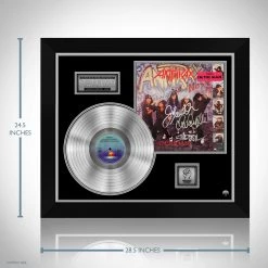 Rare-T Anthrax - I'm The Man Limited Signature Edition Studio Licensed Platinum LP Custom Frame
