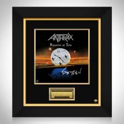 RARE-T Anthrax - Persistence Of Time LP Cover Limited Signature Edition Studio Licensed Custom Frame