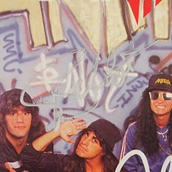 Rare-T Anthrax - I'm The Man Limited Signature Edition Studio Licensed Platinum LP Custom Frame