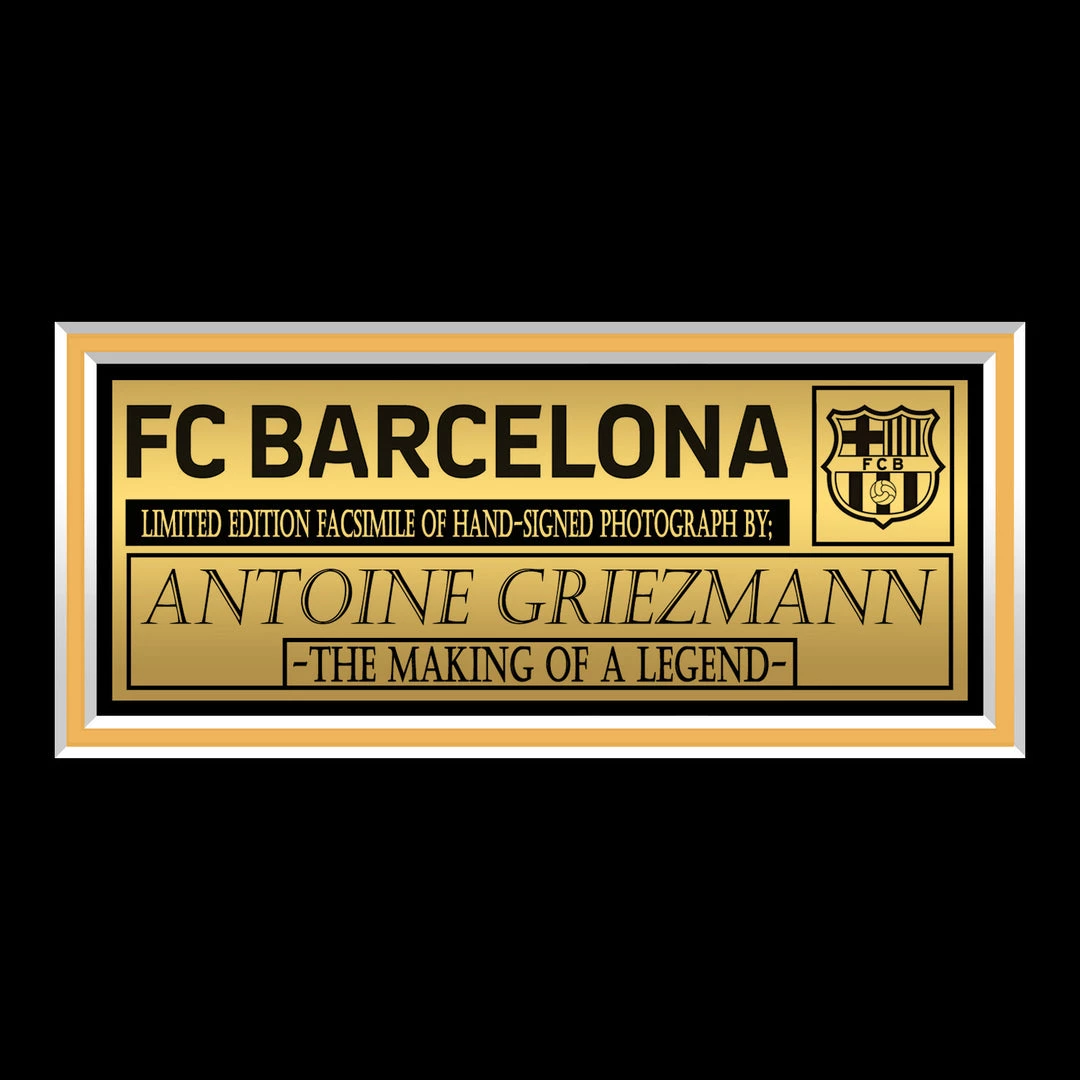 RARE-T Barcelona - Antoine Griezmann Photo Limited Signature Edition Studio Licensed Custom Frame 5 RARE-T Barcelona - Antoine Griezmann Photo Limited Signature Edition Studio Licensed Custom Frame