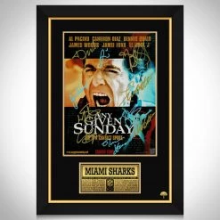 RARE-T Sports Memorabilia Any Given Sunday Limited Signature Edition Studio Licensed Mini Poster Custom Frame