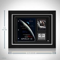 RARE-T Limited Edition Frames Apollo 13 Script Limited Signature Edition Studio Licensed Custom Frame