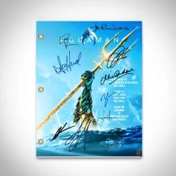RARE-T Aquaman Script Limited Signature Edition Studio Licensed Custom Frame 16 RARE-T Aquaman Script Limited Signature Edition Studio Licensed Custom Frame