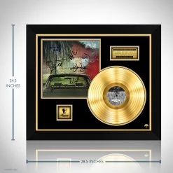 RARE-T Limited Edition Frames Arcade Fire - The Suburbs Gold LP Limited Signature Edition Studio Licensed Custom Frame