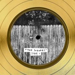 RARE-T Limited Edition Frames Arcade Fire - The Suburbs Gold LP Limited Signature Edition Studio Licensed Custom Frame