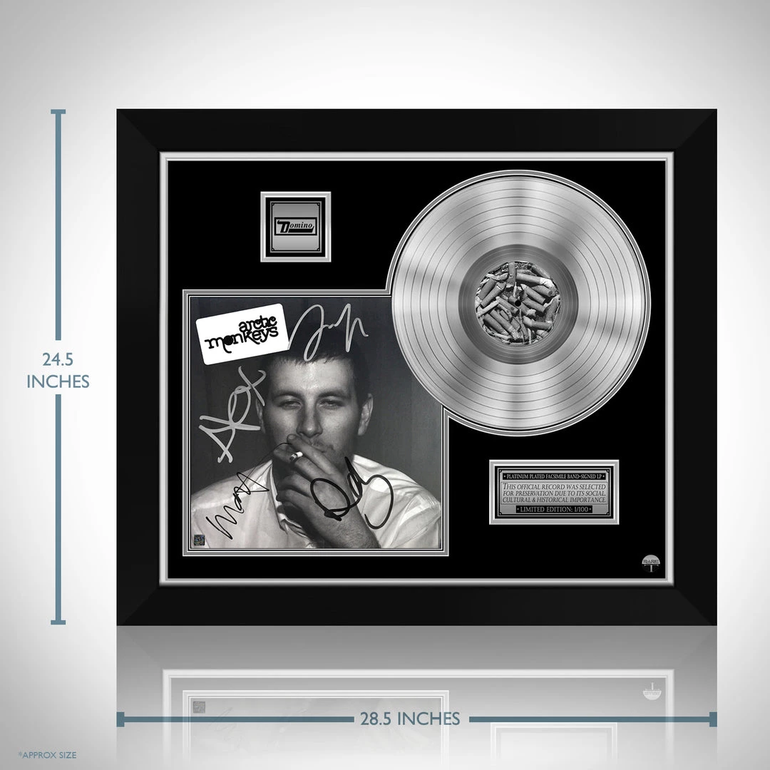 RARE-T Arctic Monkeys - Whatever People Say I Am That’s What I Am Not Platinum LP Limited Signature Edition Studio Licensed Custom Frame 3 RARE-T Arctic Monkeys - Whatever People Say I Am That’s What I Am Not Platinum LP Limited Signature Edition Studio Licensed Custom Frame