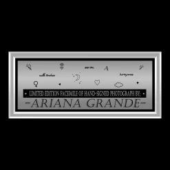 RARE-T Ariana Grande Photo Limited Signature Edition Studio Licensed Custom Frame NEW