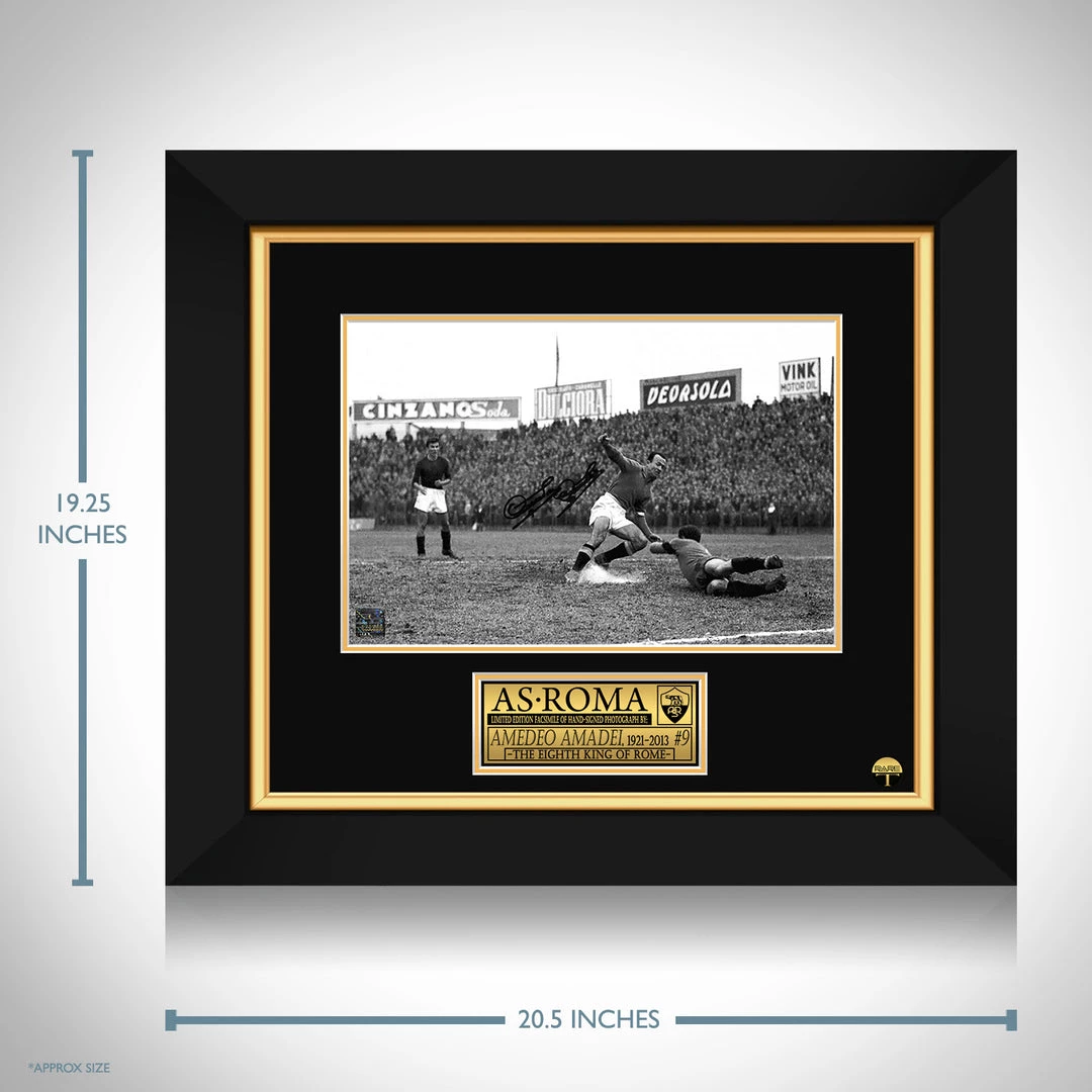 RARE-T AS Roma - Amedeo Amadei Photo Limited Signature Edition Studio Licensed Custom Frame 2 RARE-T AS Roma - Amedeo Amadei Photo Limited Signature Edition Studio Licensed Custom Frame