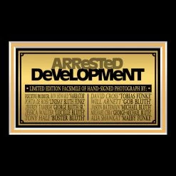 RARE-T Arrested Development Cast Photo Limited Signature Edition Studio Licensed Custom Frame Limited Edition Frames