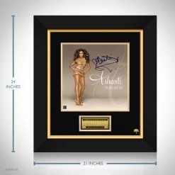 RARE-T Limited Edition Frames Ashanti - The Declaration LP Cover Limited Signature Edition Studio Licensed Custom Frame